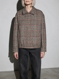 Code Culture catalog | retro-houndstooth-pilot-quilted-jacket-coats | color-picture-color | zoom detail