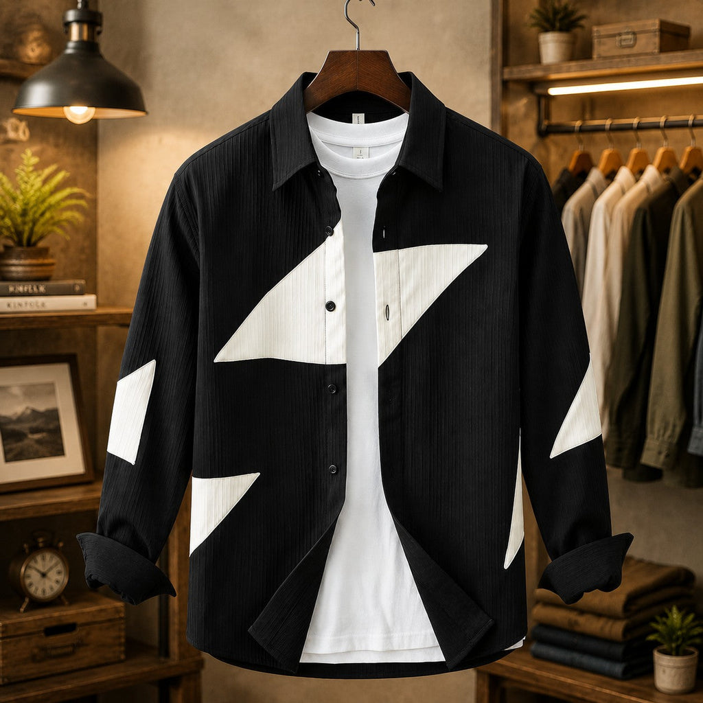 Unisex Shirt with Contrast Panels