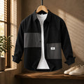 Unisex Workwear Shirt with Split Contrast Panels
