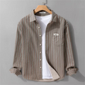 Unisex Striped Cotton Button Shirt