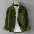 Unisex Overshirt Jacket in Cotton Corduroy
