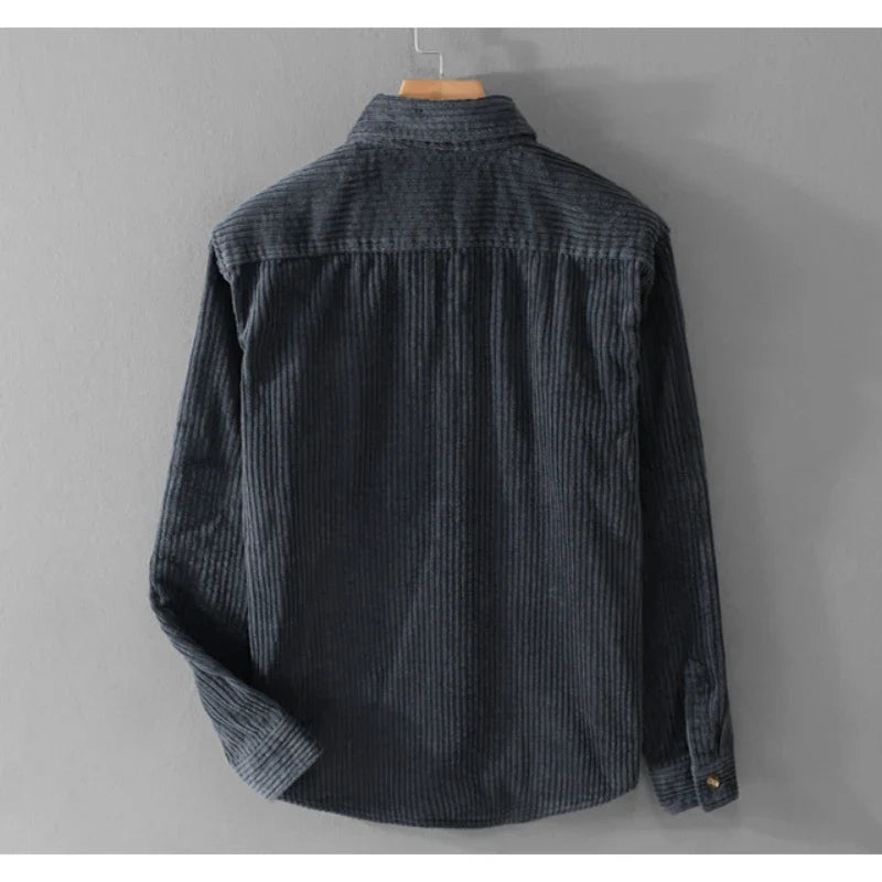 Unisex Overshirt Jacket in Cotton Corduroy