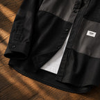 Unisex Workwear Shirt with Split Contrast Panels