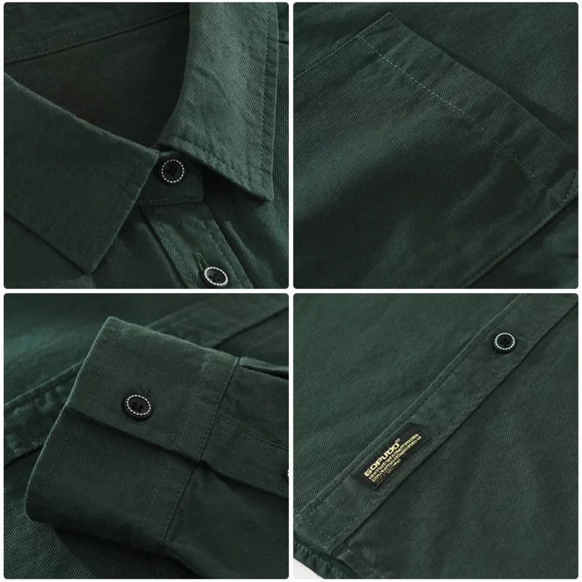 Unisex Shirt in 100% Cotton with Loose Fit