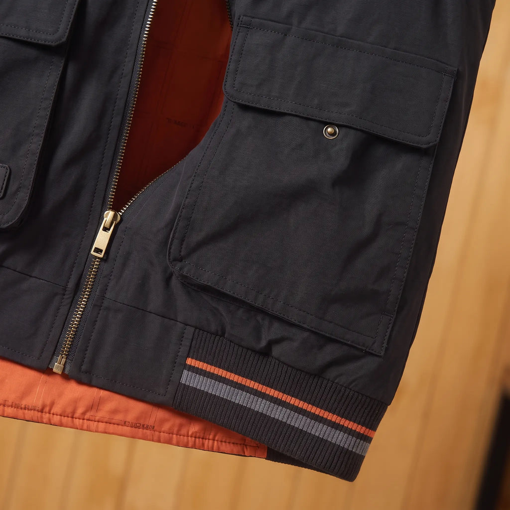 Unisex Cargo Vest with Reversible Design and Multi-Pockets