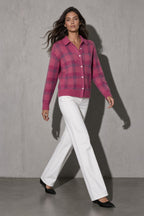 Women's Cardigan Button-Front Longline Shape — Sleeve & Cuff Detail (Angle 22)