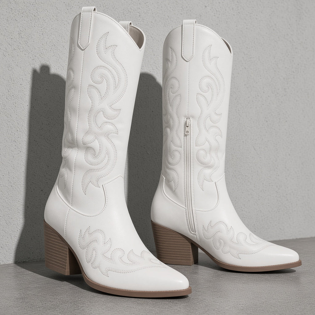 Women's Boots Western Knee-High Shaft