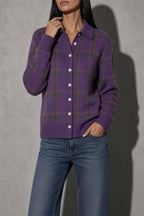 Women's Cardigan Button-Front Longline Shape — Flat Lay Garment View (Angle 26)