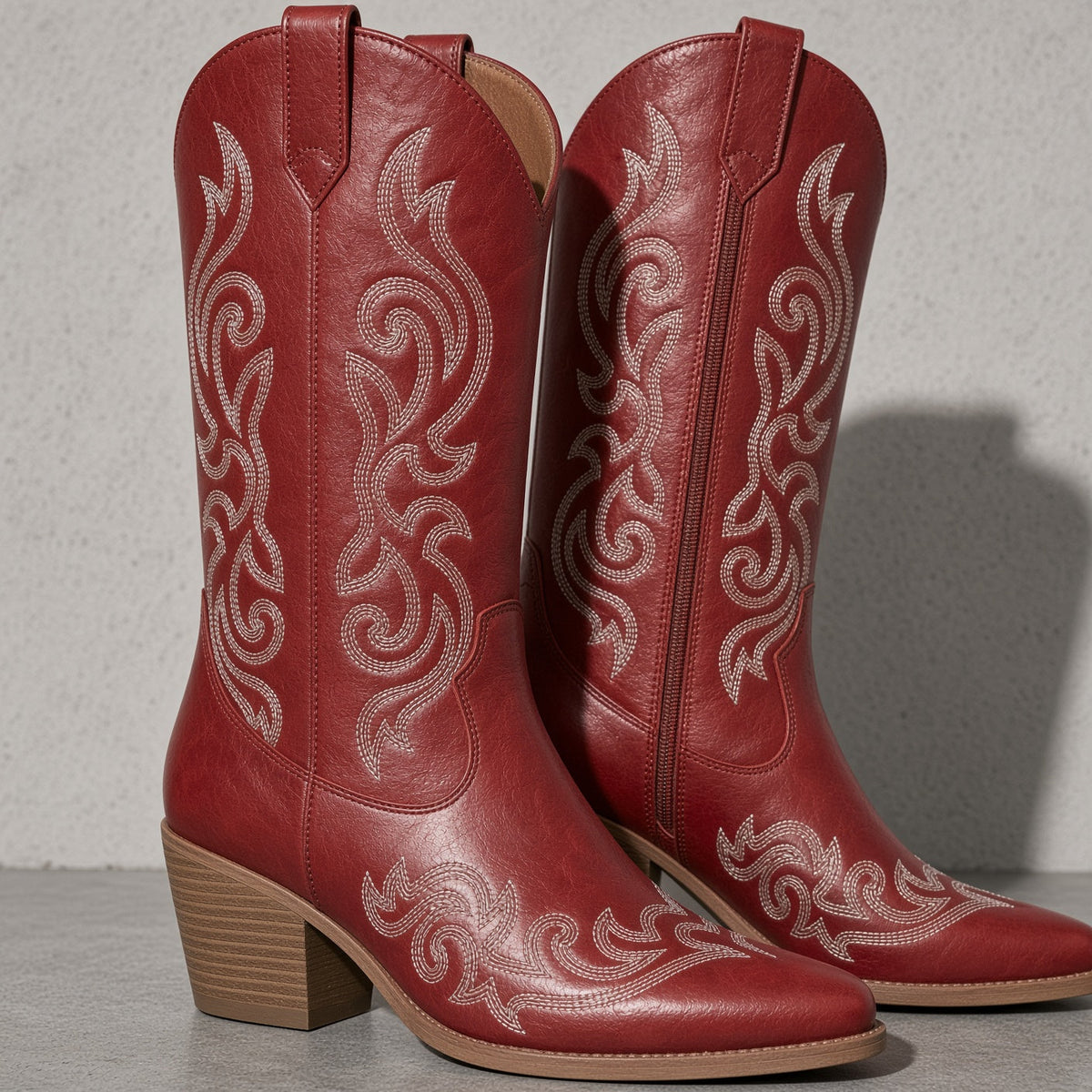 Women's Boots Western Knee-High Shaft