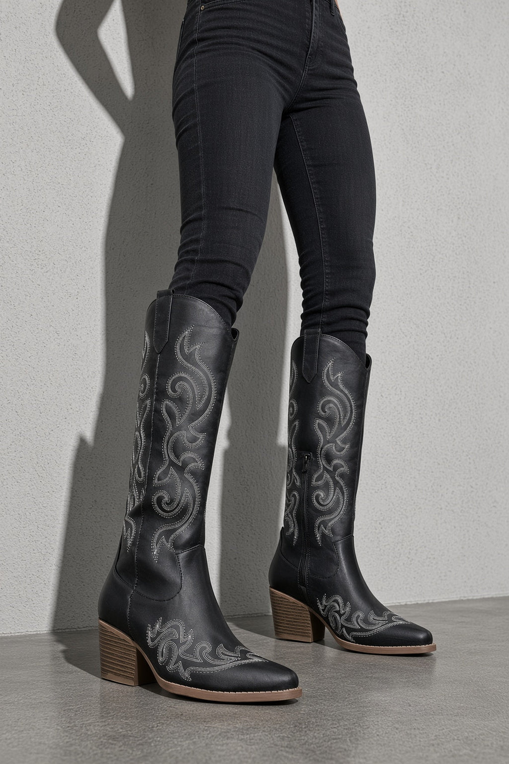 Women's Boots Western Knee-High Shaft